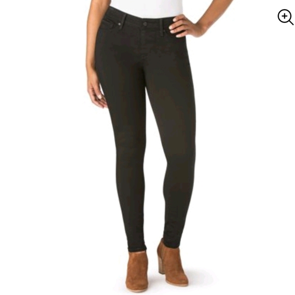 Signature Levi Strauss Gold Mid-Rise Skinny Size W26 L29 Size 2S - Picture 2 of 11